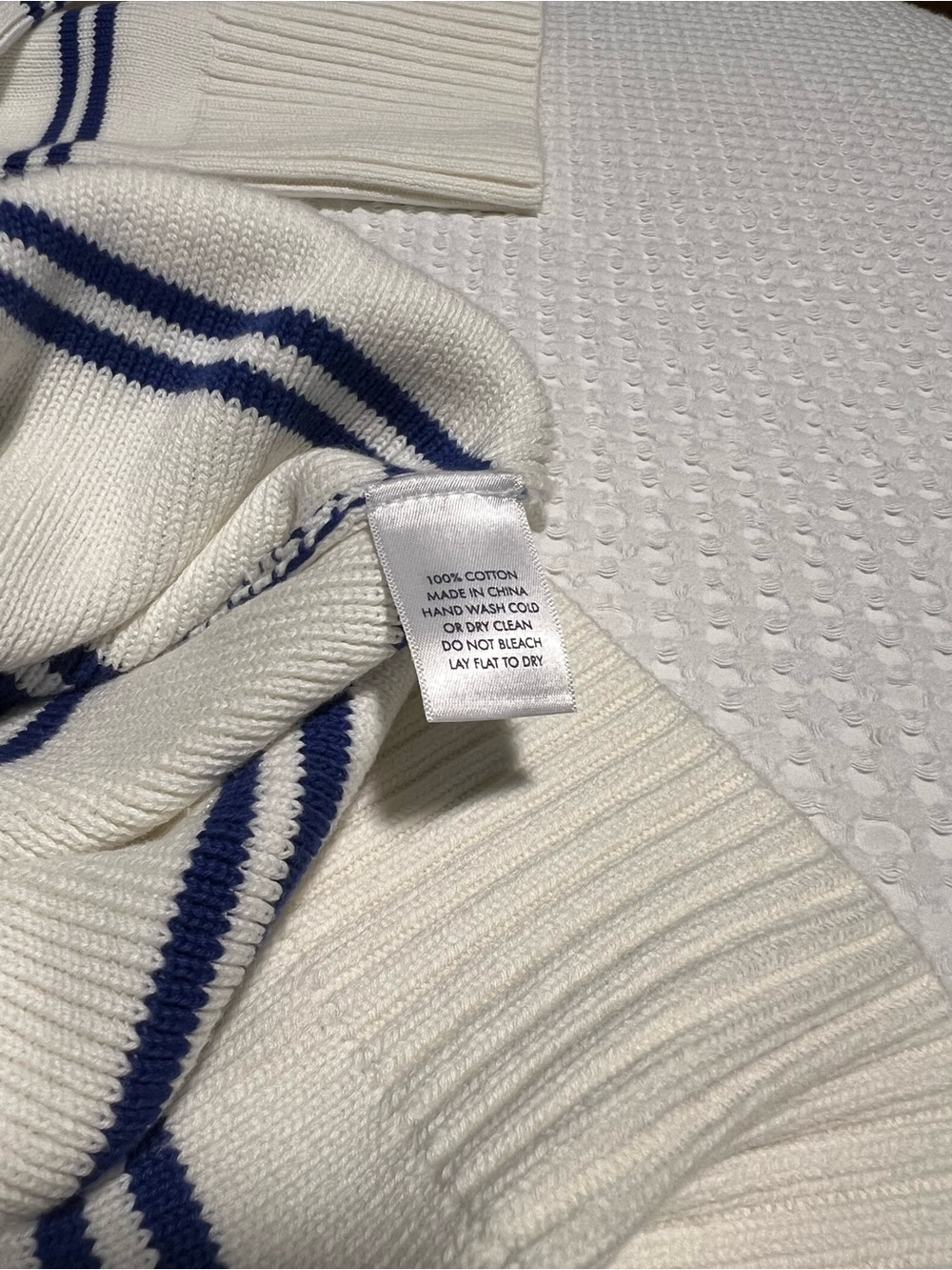 NWOT Lake Nora Cardigan in Caspian Stripe - Picture 3 of 4